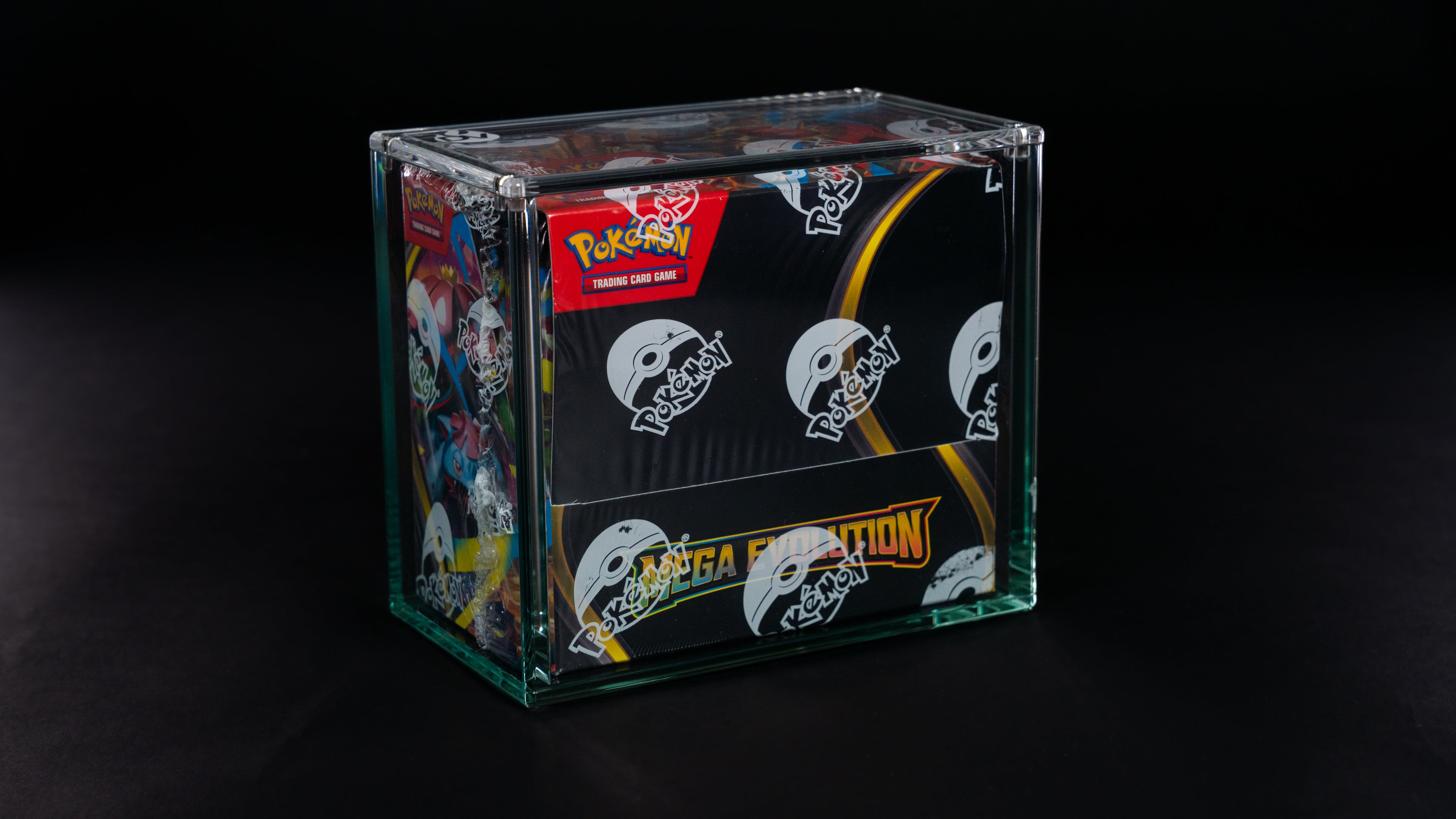 Acryl Case – Groen (Green Gradient) Pokémon Booster Box (BB)