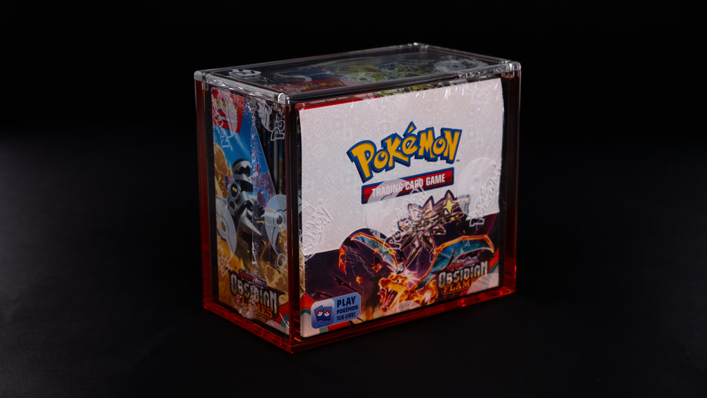 Acryl Case – Rood (Red Gradient) Pokémon Booster Box (BB)