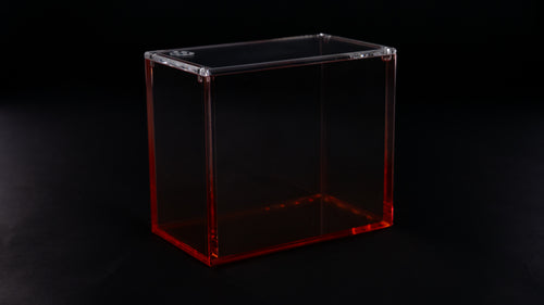 Premium Acrylic Case for Pokémon Booster Box (BB) – Red (Red Gradient)