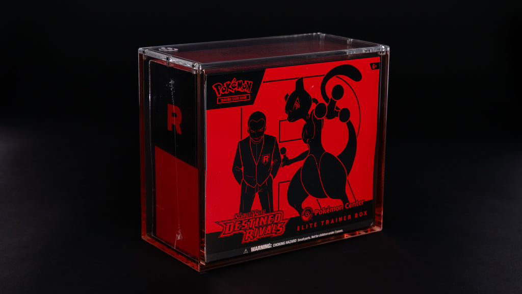 Acryl Case – Rood (Red Gradient) Pokémon Elite Trainer Box (ETB)